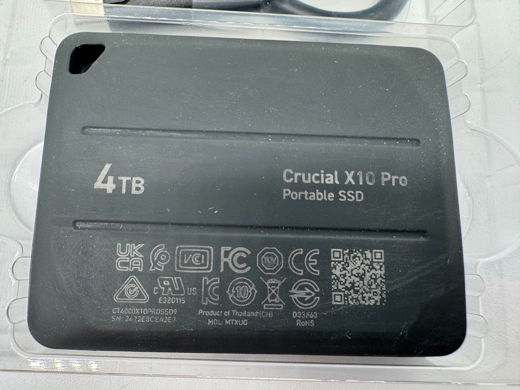 Crucial Portable SSD X10 Pro 4TB USB-C Tragbare externe SSD (CT4000X10PROSSD9)