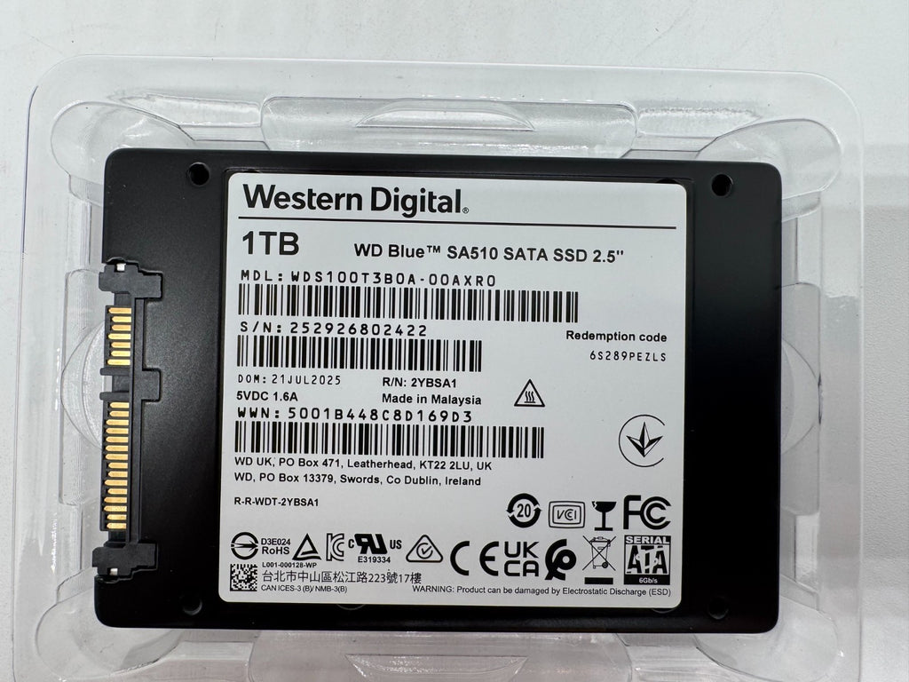 Western Digital Blue SA510 1TB SSD interne Festplatte (WDS100T3B0A-00AXR0) -422