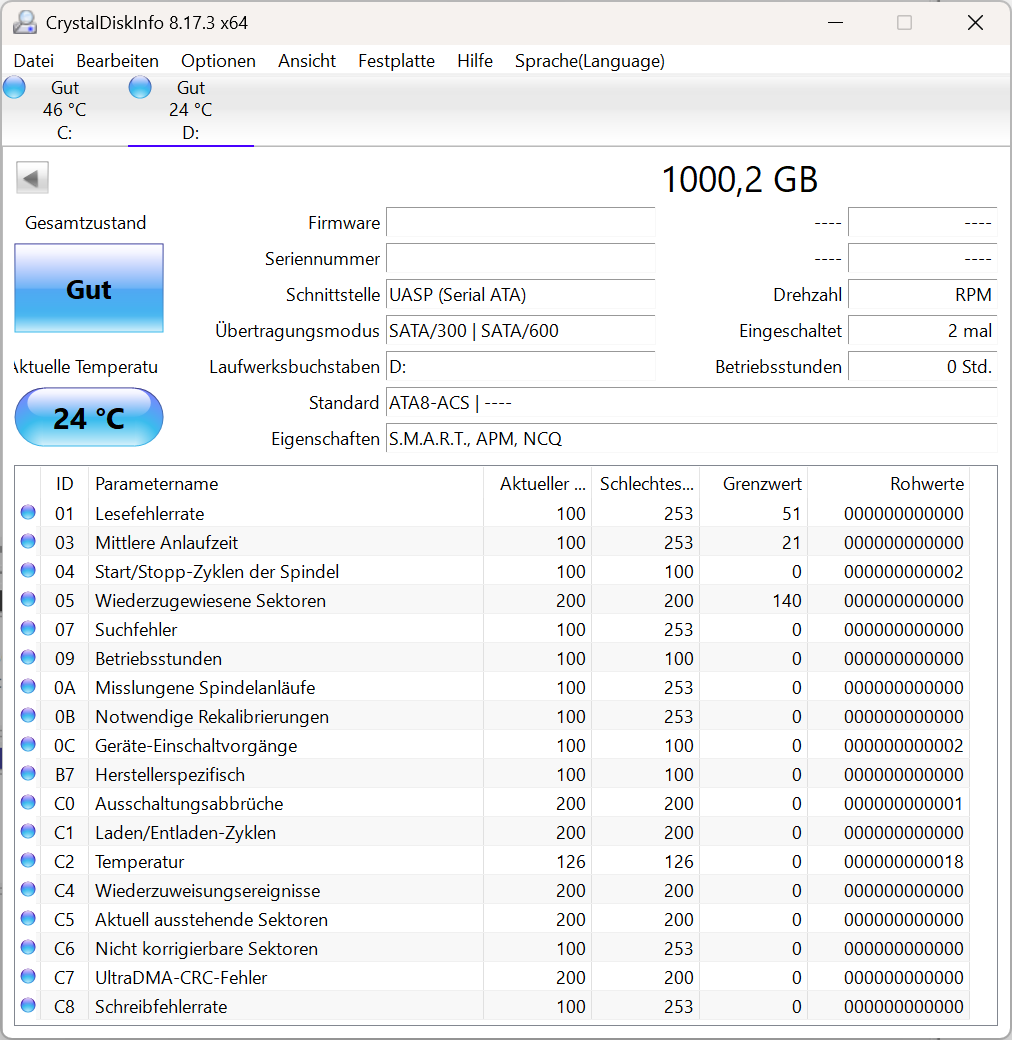 Externe 1TB Festplatte im Seagate Backup Plus Hub Gehäuse 3,5 Zoll USB 3.0