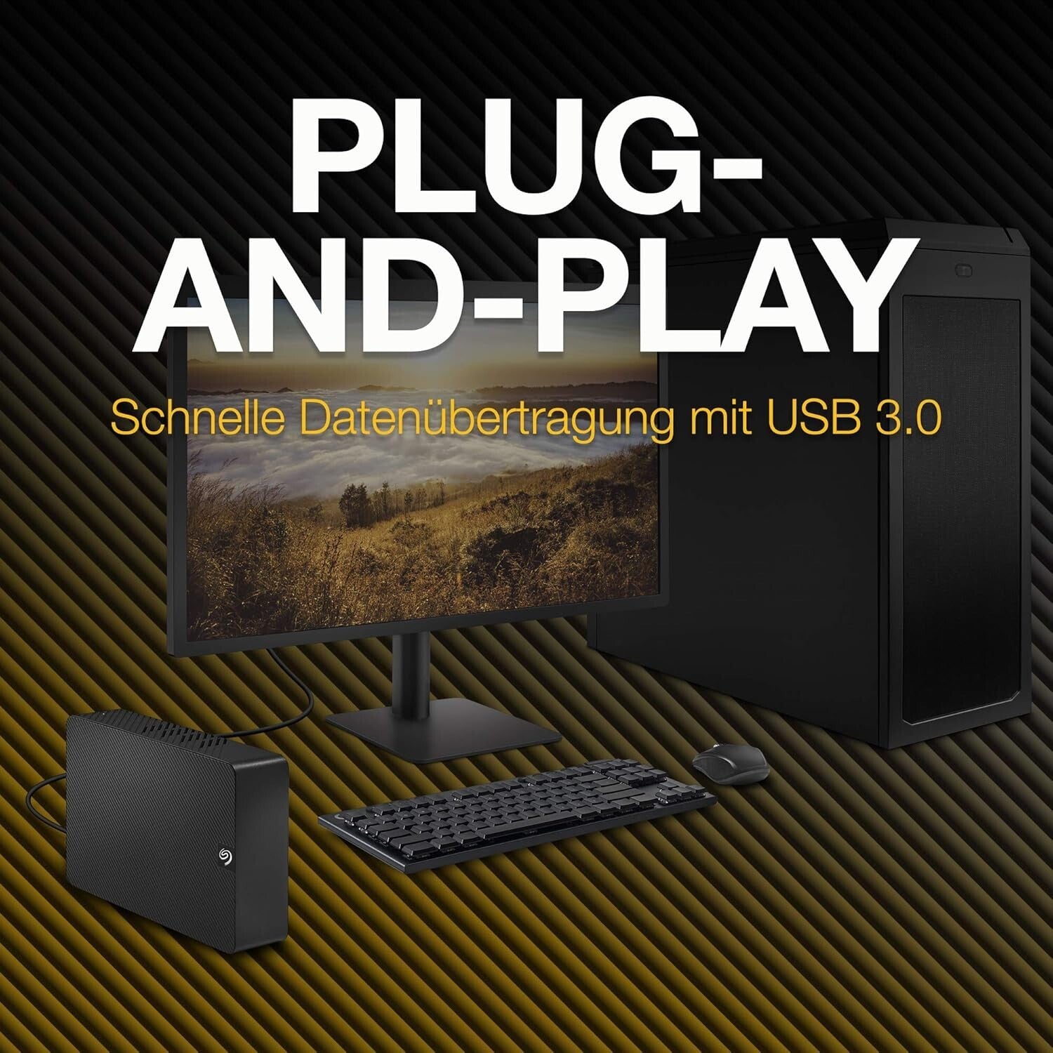 Externe Festplatte Seagate Expansion Desktop Drive STKP20000400 3,5" USB 20TB