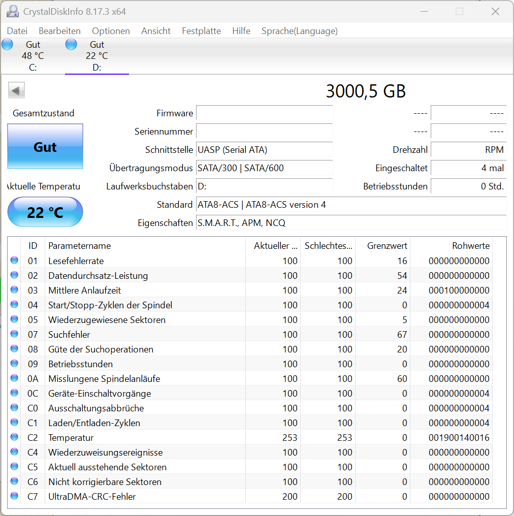 Externe 3TB Festplatte im Seagate Backup Plus Hub Gehäuse 3,5 Zoll USB 3.0