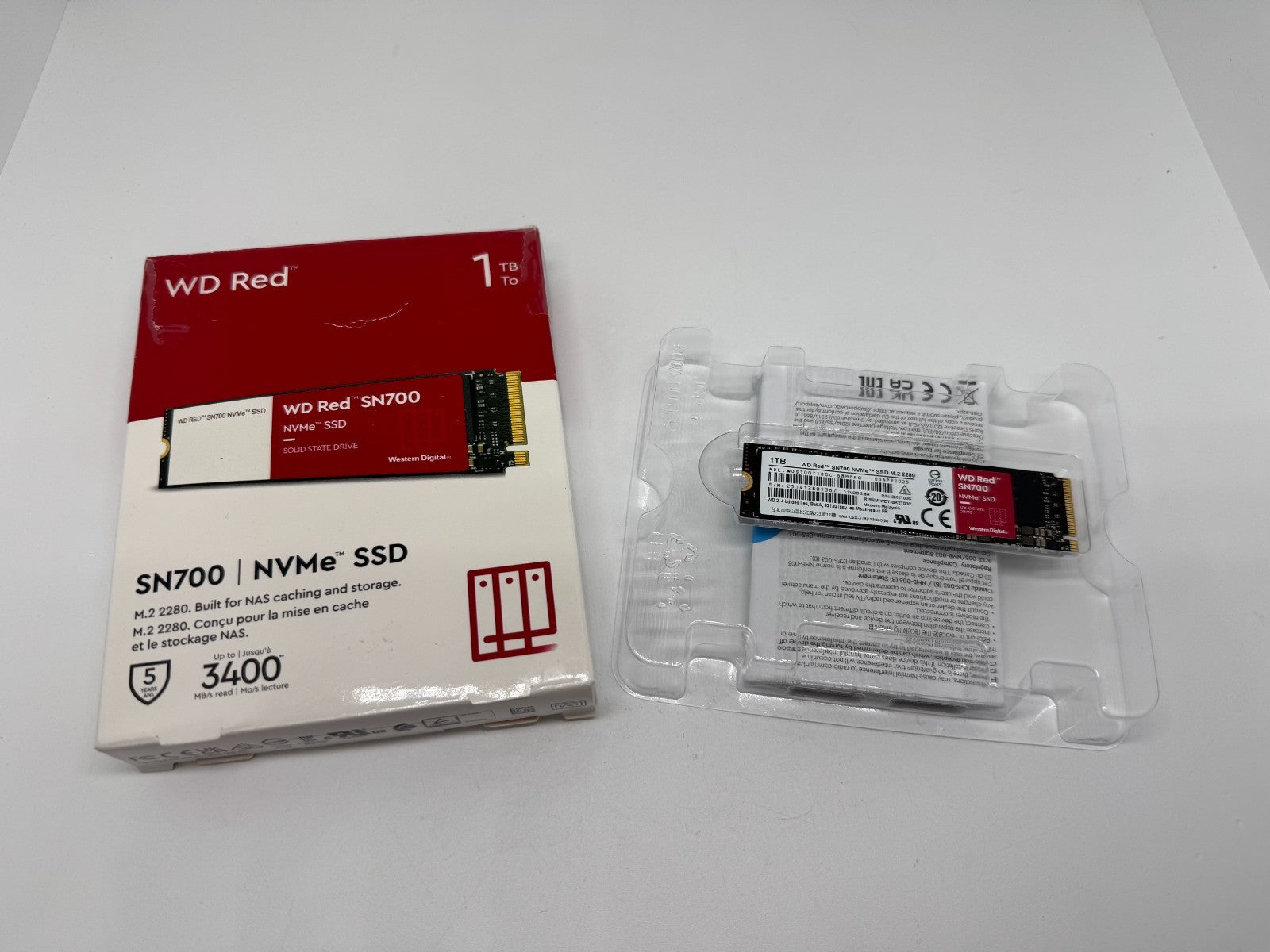 Western Digital Red SN700 1TB NVMe SSD interne Festplatte (WDS100T1R0C) -367