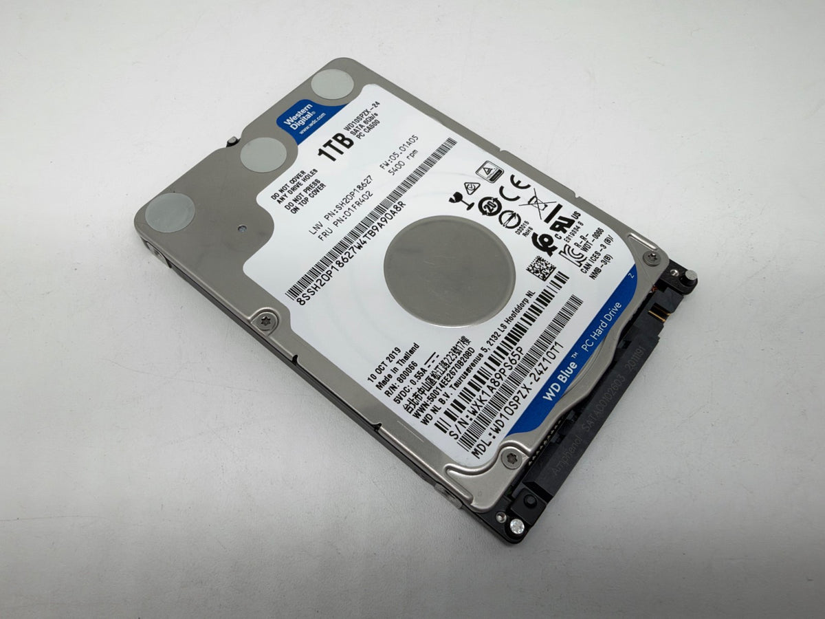 Western Digital WD10SPZX - WD Blue 1TB interne Festplatte 5400RPM 2,5 Zoll SATA3