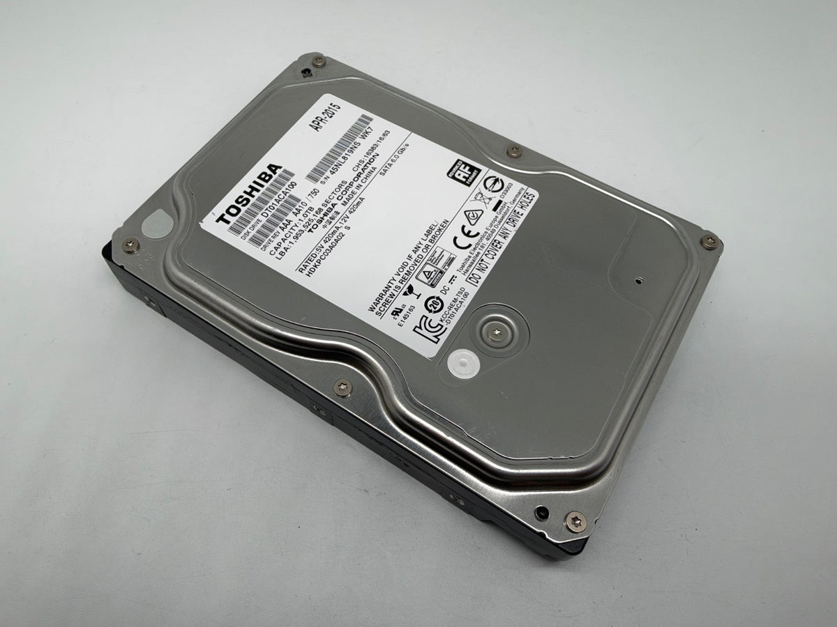 Toshiba DT01ACA100 Festplatte 1TB intern 3.5" SATA3 7200rpm 1TB Desktop HDD -ref