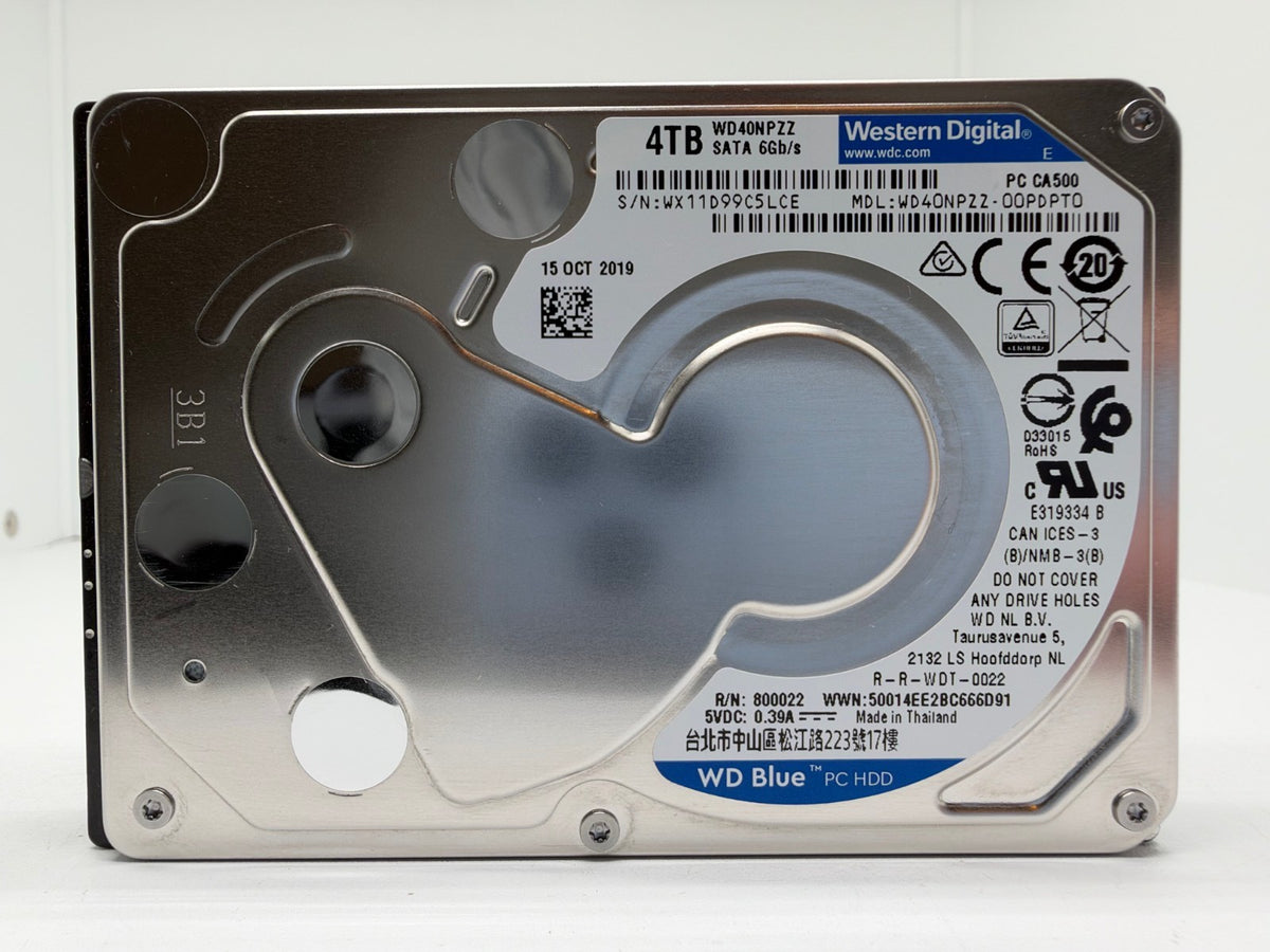 Western Digital WD40NPZZ - WD Blue 4TB 2,5 Zoll Festplatte 5400RPM SATA3 15mm