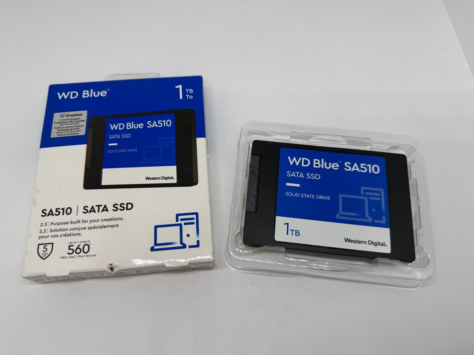 Western Digital Blue SA510 1TB SSD interne Festplatte (WDS100T3B0A-00AXR0) -733