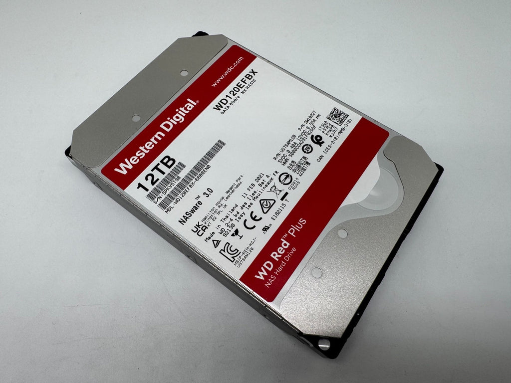 Western Digital WD RED Plus WD120EFBX 12TB interne Festplatte 7200 RPM SATA3
