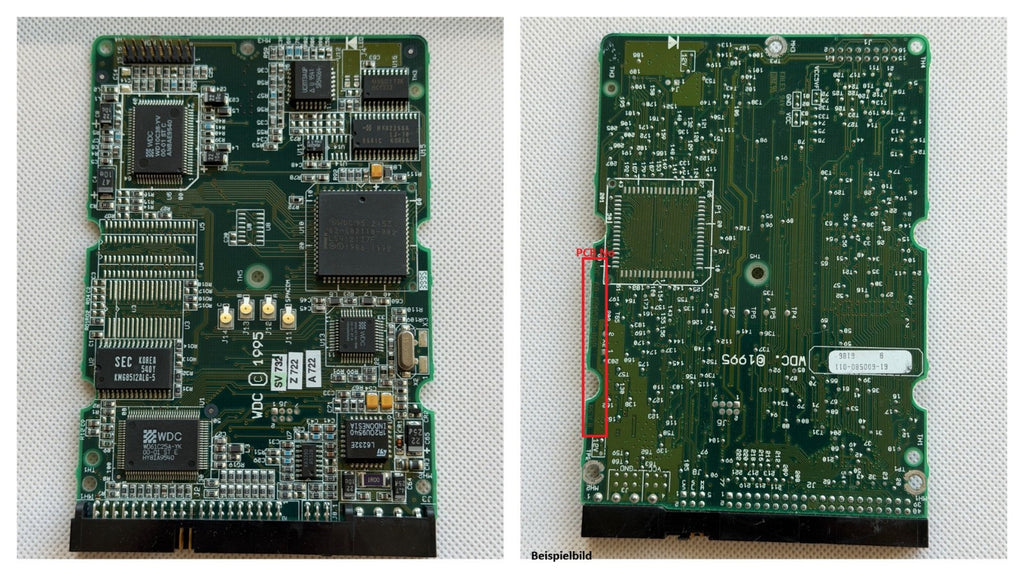 Western Digital PCB Logic Board - Circuit Board -WDC 60-600580-002 REV B