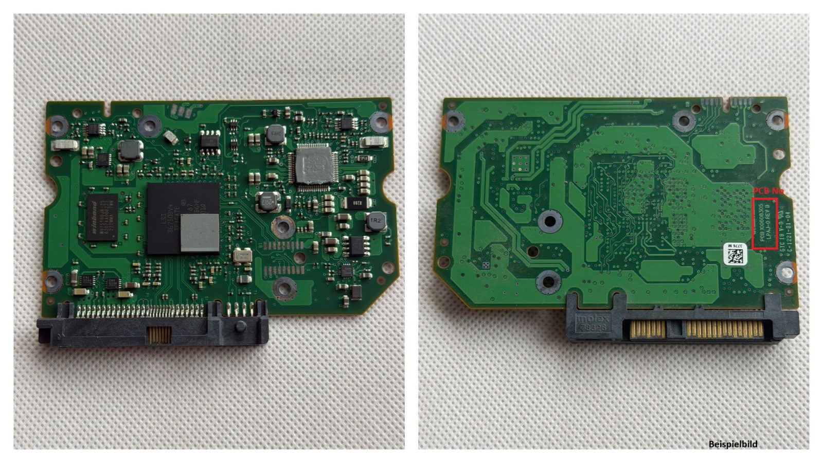 Seagate PCB Logic Board - Circuit Board - 100608305 REV B