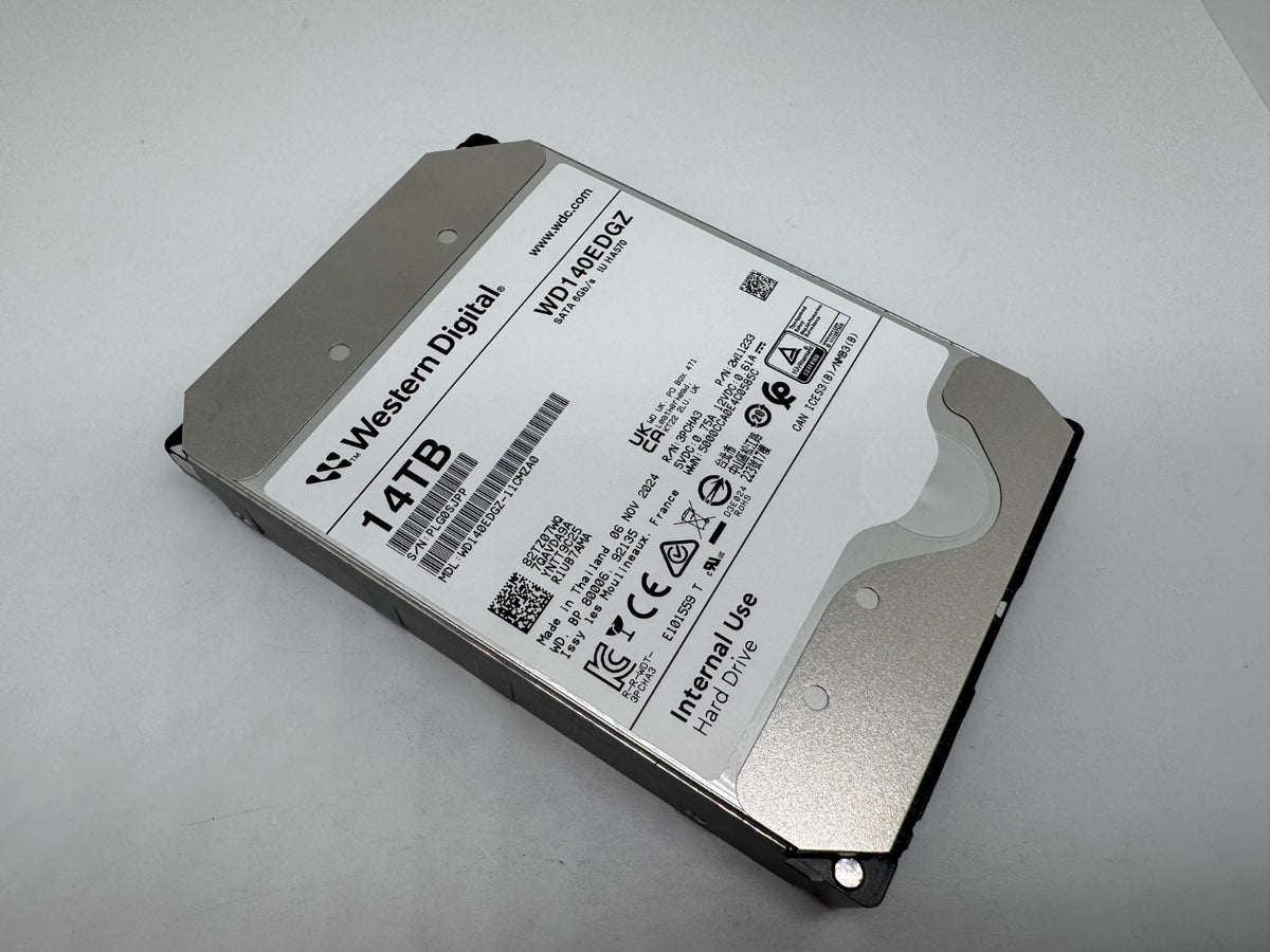 Western Digital WD140EDGZ interne Festplatte 14TB 7200upm SATA3 HDD 3,5 Zoll JPP