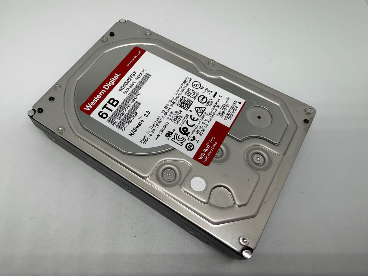 Western Digital WD RED Pro WD6003FFBX 6TB interne Festplatte 7200 RPM SATA3 K6R