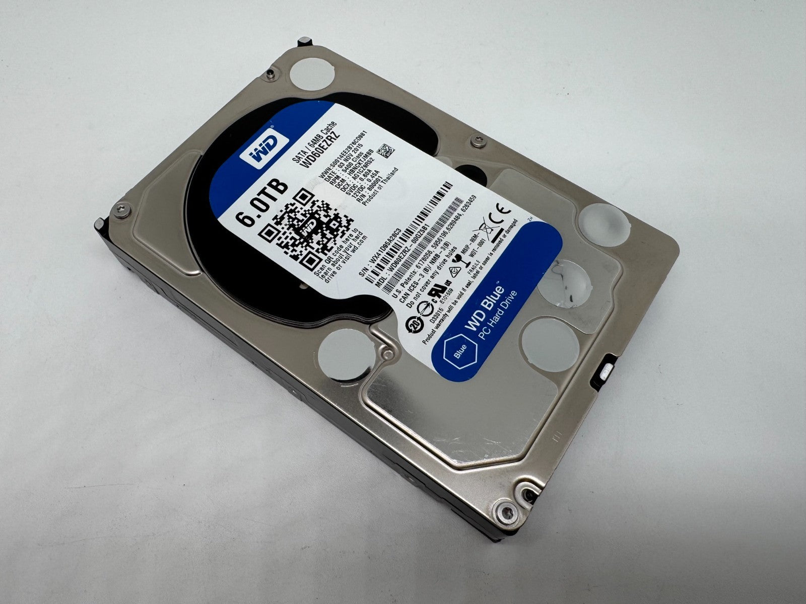 Western Digital WD60EZRZ - WD Blue 6TB Festplatte 5400RPM SATA 3 - 6 TB