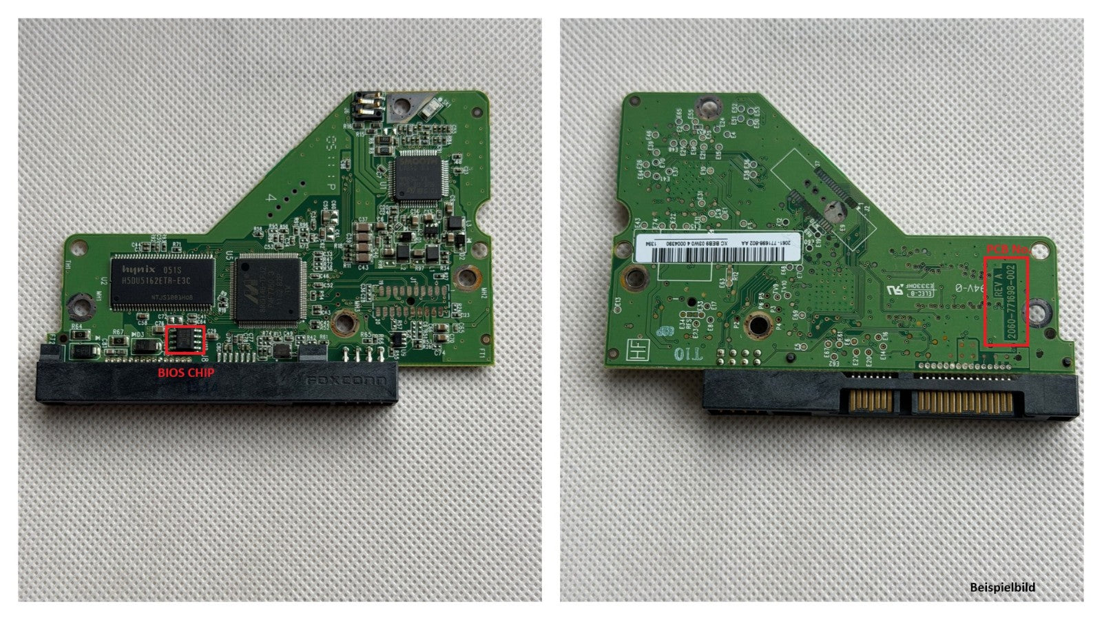 Western Digital PCB Logic Board - Circuit Board - 2060-771698-002 REV A