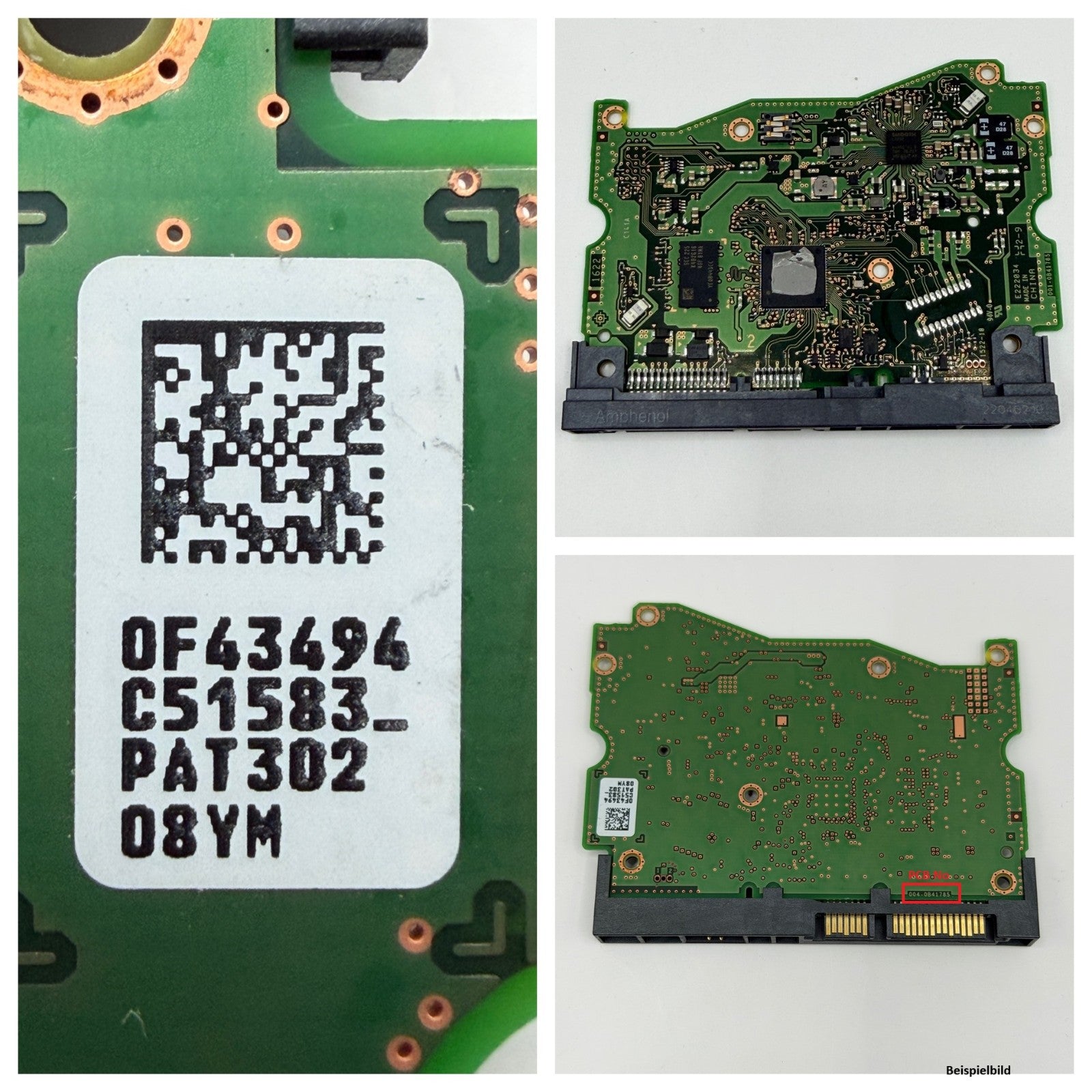 HGST WD PCB Logic Board 004-0B41785 - Circuit Board - 0F43494 C51583_