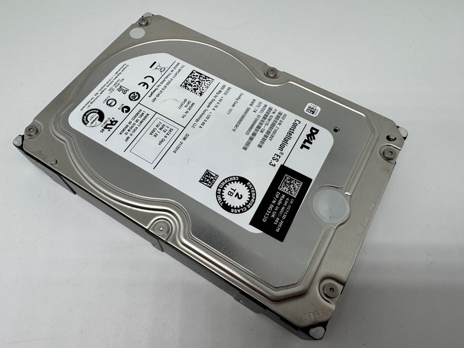 Dell Seagate Constellation ES.3 2TB Interne Festplatte ST2000NM0033 3,5" SATA3