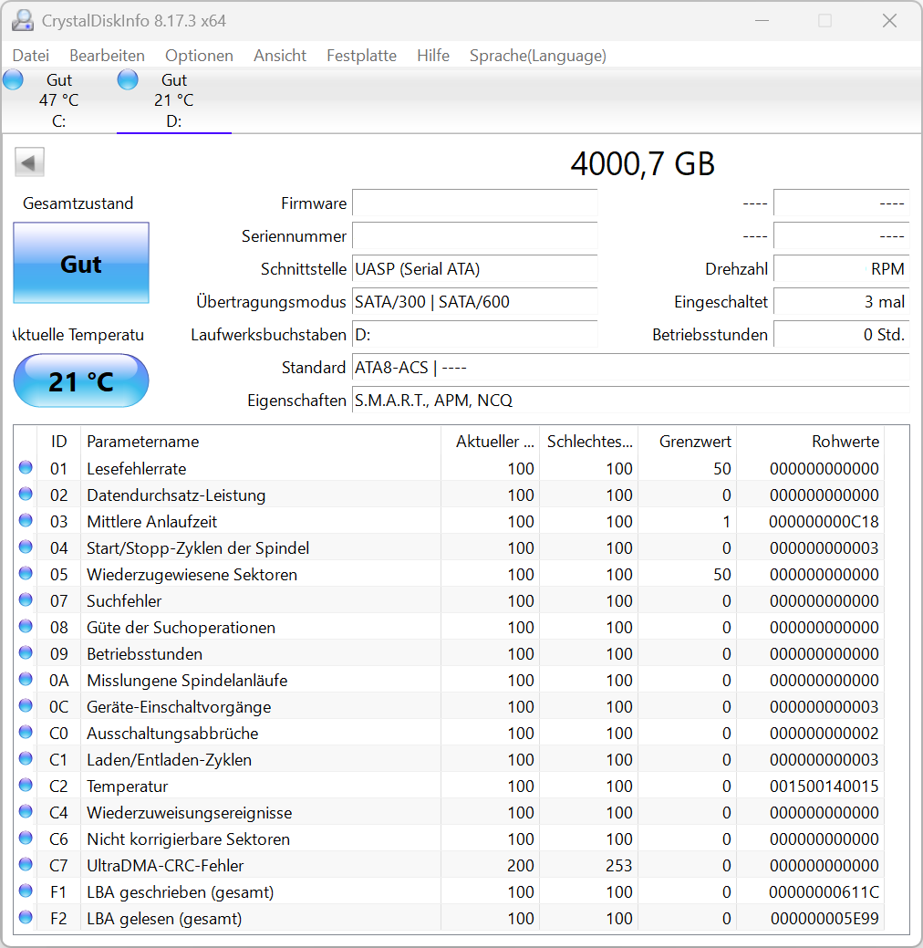 Externe 4TB Festplatte im Seagate Backup Plus Hub Gehäuse 3,5 Zoll USB 3.0