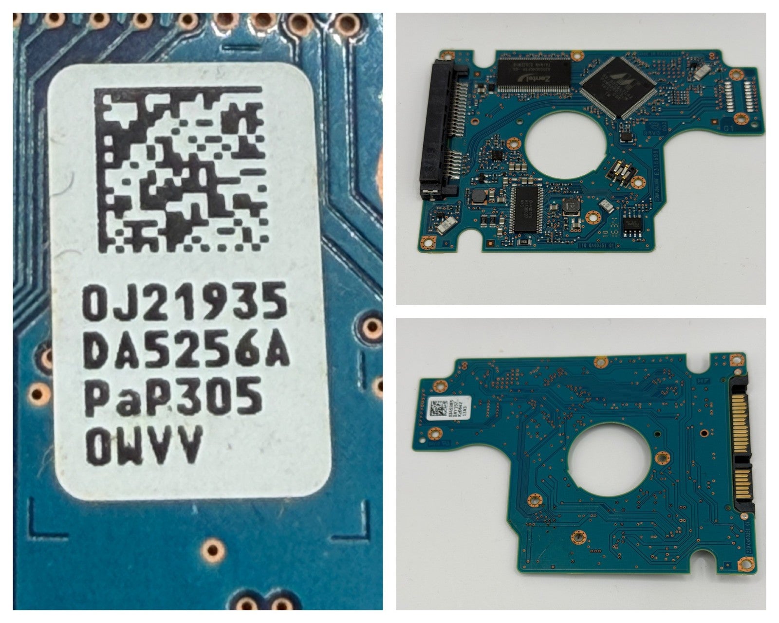 HITACHI HGST PCB Logic Board  220 0A90351 01 - Circuit Board - 0J21935 DA5256A