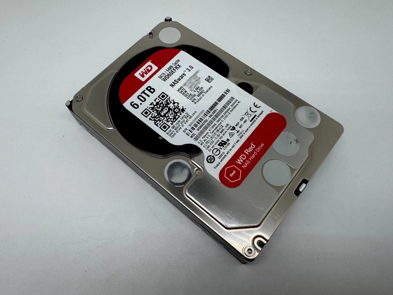 Western Digital WD RED WD60EFRX 68L0BN1 6TB interne Festplatte SATA3 5400UPM