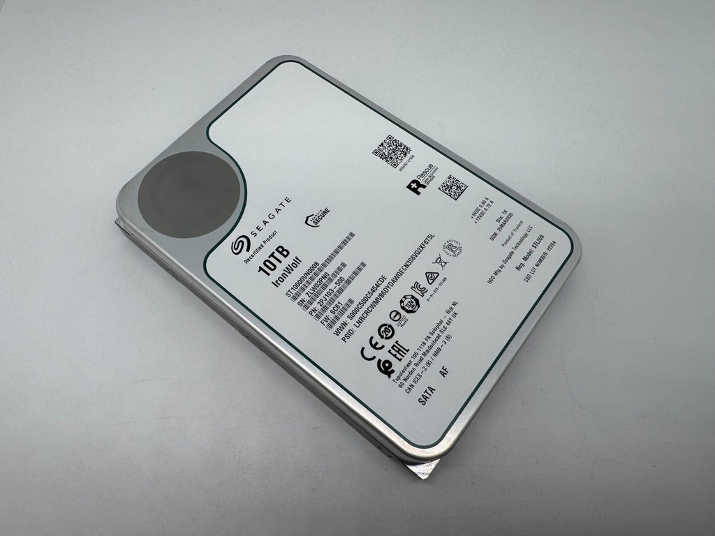 Seagate IronWolf ST10000VN0008 NAS HDD - 10TB 3,5 Zoll SATA3 CMR 10 TB -PN0