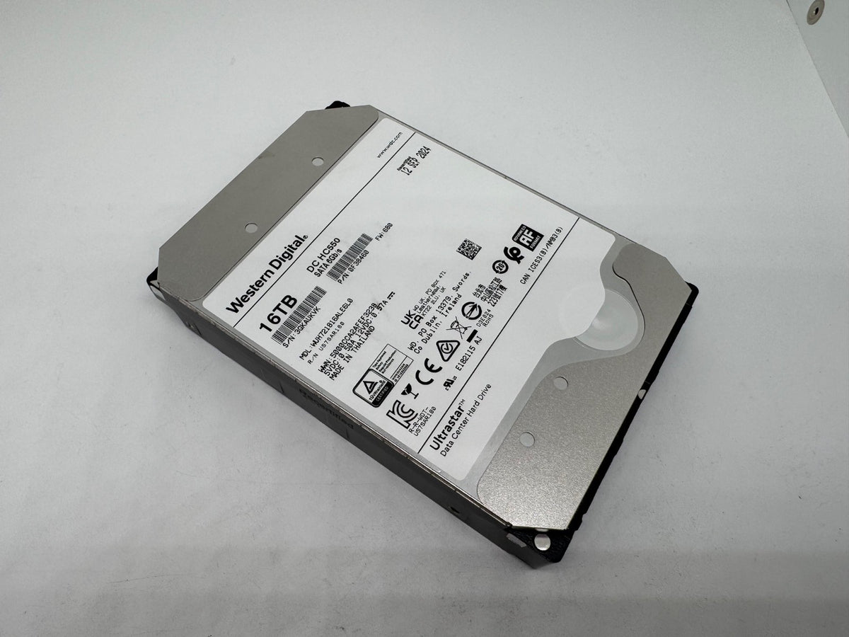Western Digital Ultrastar DC HC550 16TB Festplatte SATA3 WUH721816ALE6L0 -KVK