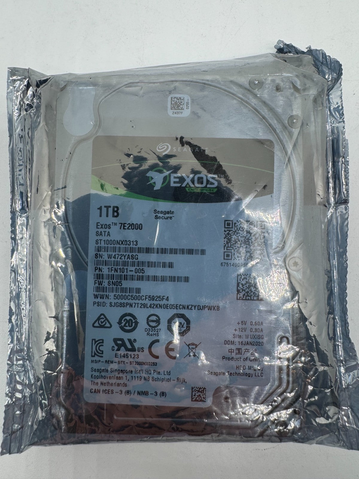 Seagate Exos 7E2000 ST1000NX0313 2,5" interne Festplatte 1TB Festplatte SATA3
