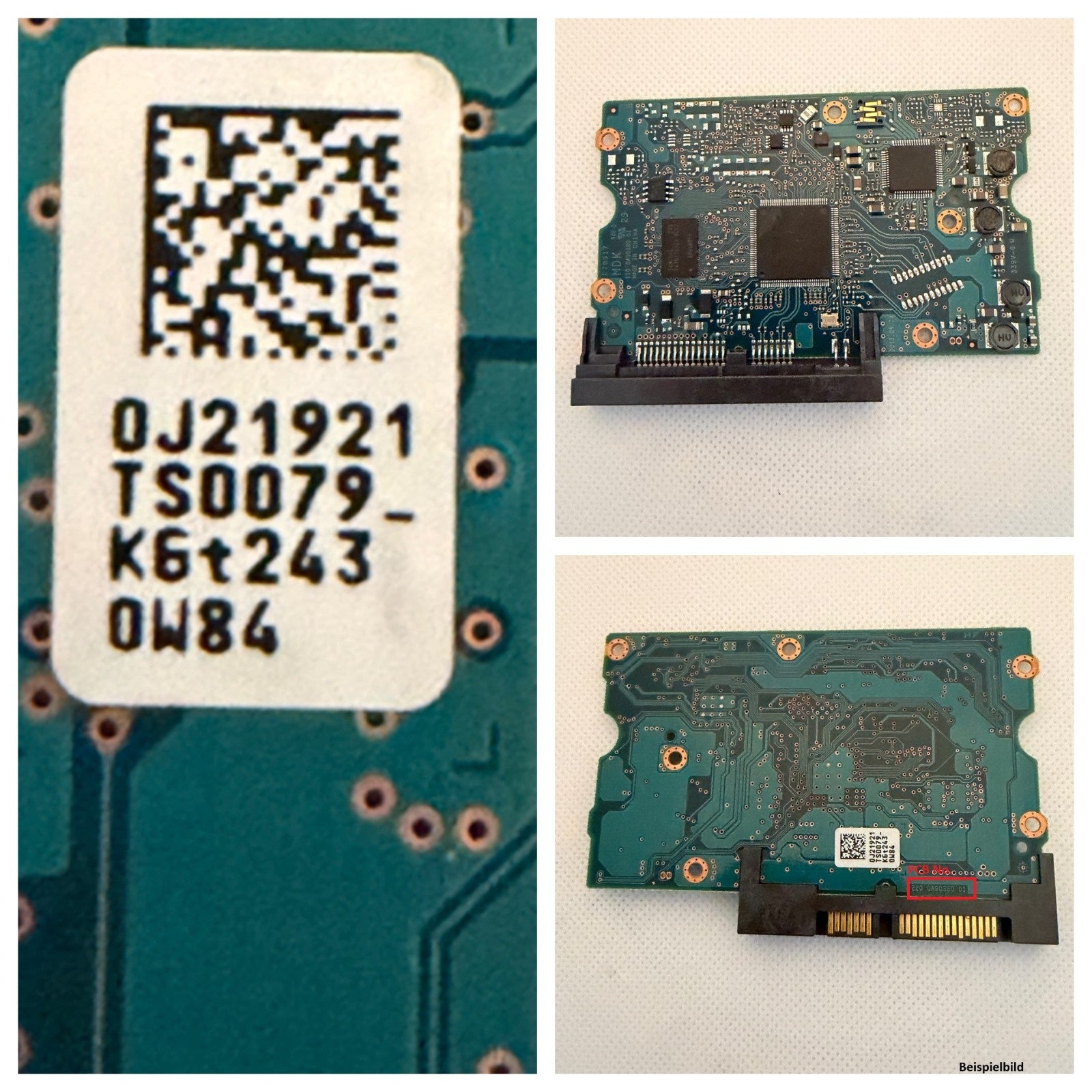 HITACHI HGST PCB Logic Board  220-0A90380 01 - Circuit Board - 0J21921  TS0079_