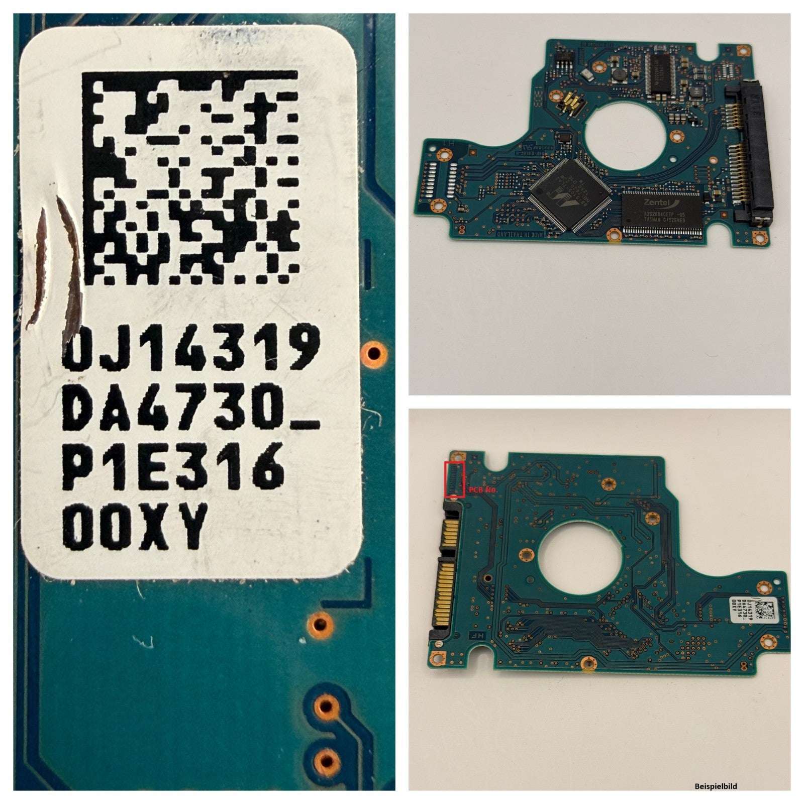 HITACHI HGST PCB Logic Board 220 0A90296 01 - Circuit Board - 0J14319 DA4730_