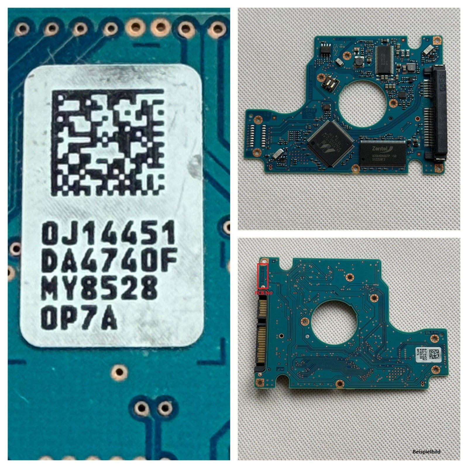 HITACHI HGST PCB Logic Board  220 0A90351 01 - Circuit Board - 0J14465 DA4740F