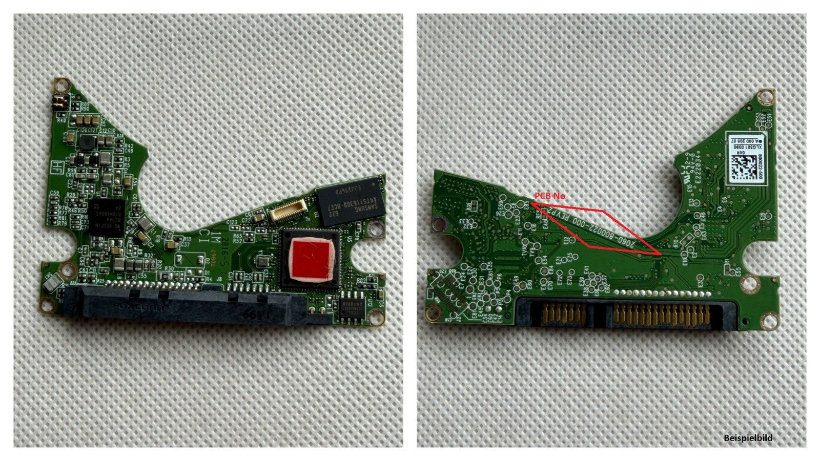 Western Digital PCB Logic Board - Circuit Board - 2060-800022-000 REV P2