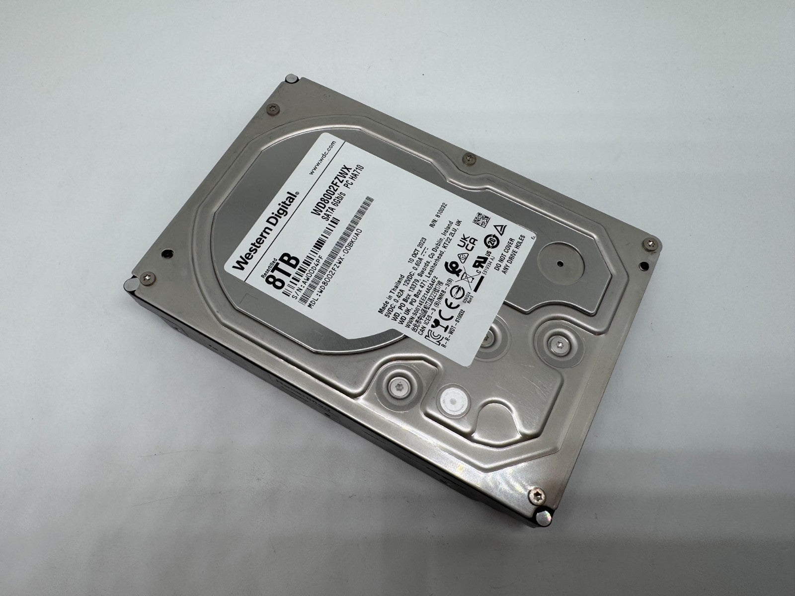 Western Digital WD Black 8TB WD8002FZWX intern Festplatte 7200RPM SATA3