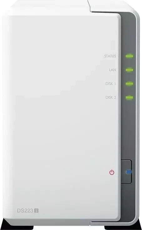 Synology DS223J inkl. 16TB (2x 8TB Bestpreis Festplatte) Diskstation NAS