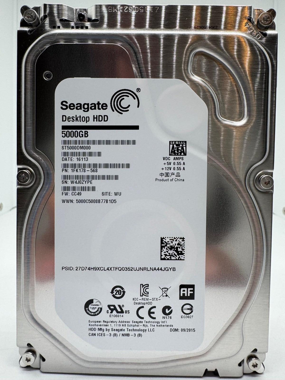 Seagate Desktop HDD 5TB interne Festplatte 3,5" ST5000DM000 128MB Cache SATA3