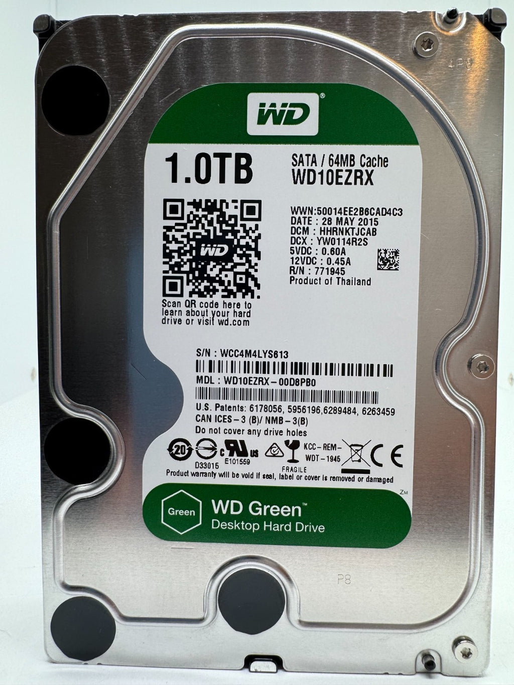 Western Digital WD10EZRX - WD Green 1TB Festplatte 5400RPM SATA 3 -1 TB