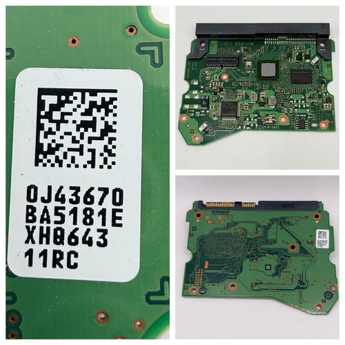 HITACHI HGST PCB Logic Board  006-0A90444 - Circuit Board - 0J43670 BA5181E