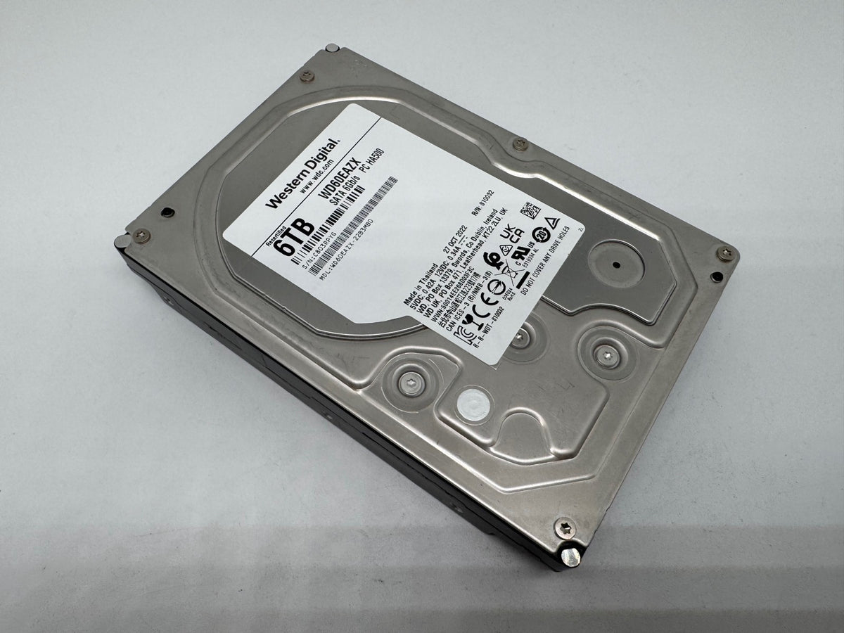 Western Digital WD60EAZX - WD Blue 6TB Festplatte 5400RPM SATA 3 - 6 TB -PYG
