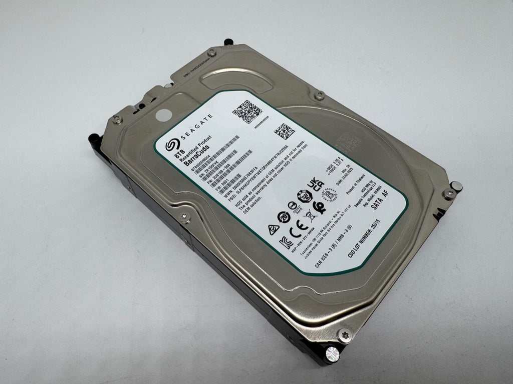 Seagate BarraCuda ST8000DM004 - 8TB interne Festplatte 3,5" Zoll SATA3 8 TB -FVK