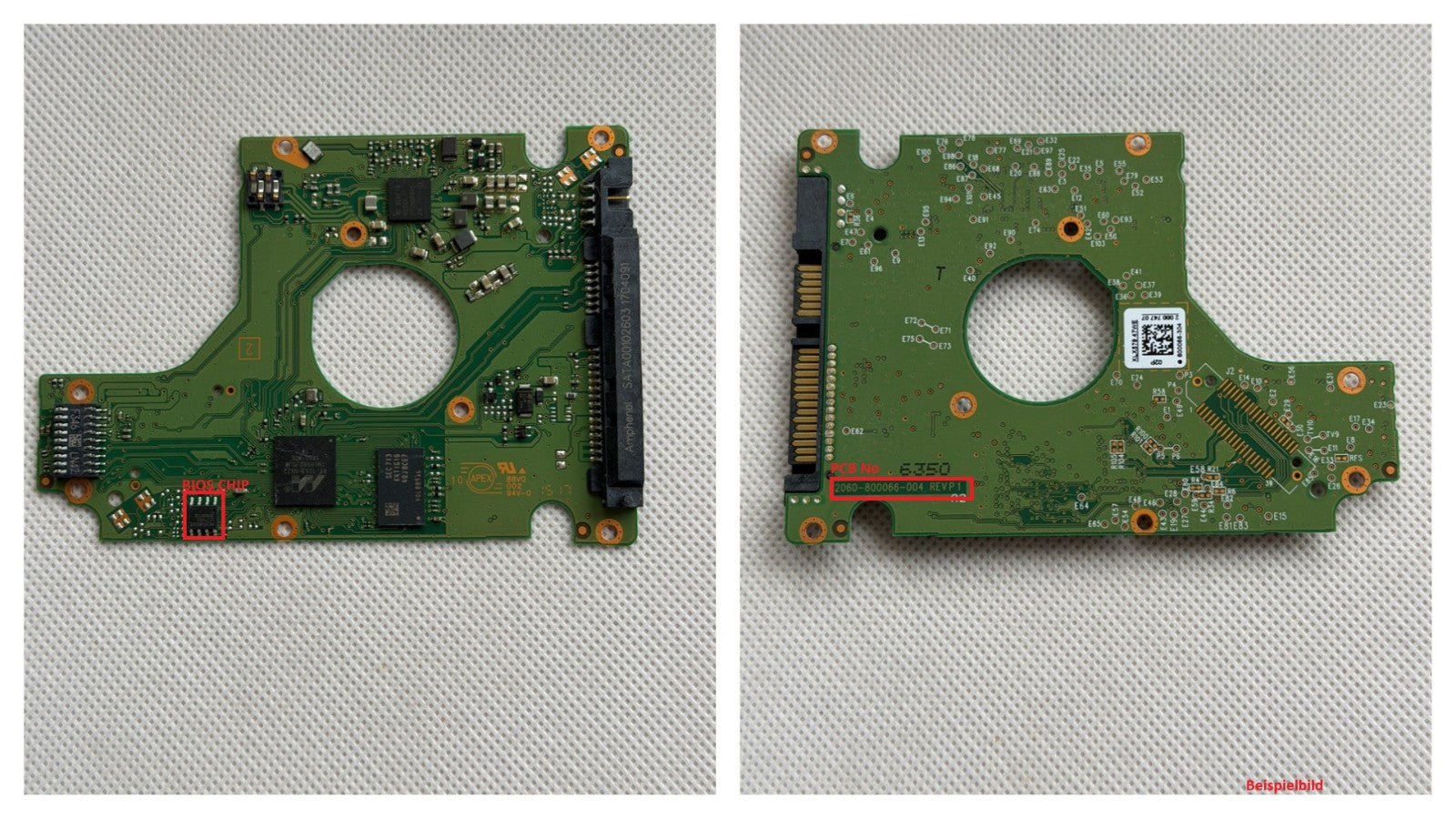 Western Digital PCB Logic Board - Circuit Board - 2060-800066-004 REV P1
