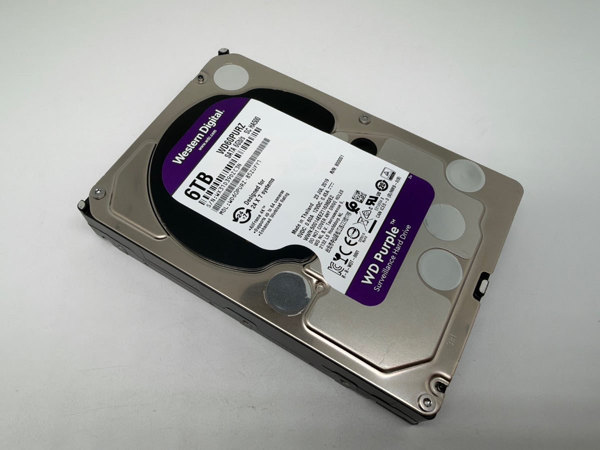 Western Digital WD Purple 6TB interne Festplatte SATA3 WD60PURZ-85ZUFY1 6 TB