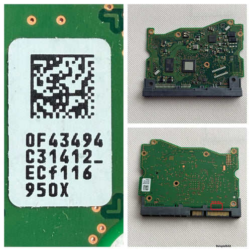 HGST WD PCB Logic Board 004-0B41785 - Circuit Board - 0F43494 C31412_