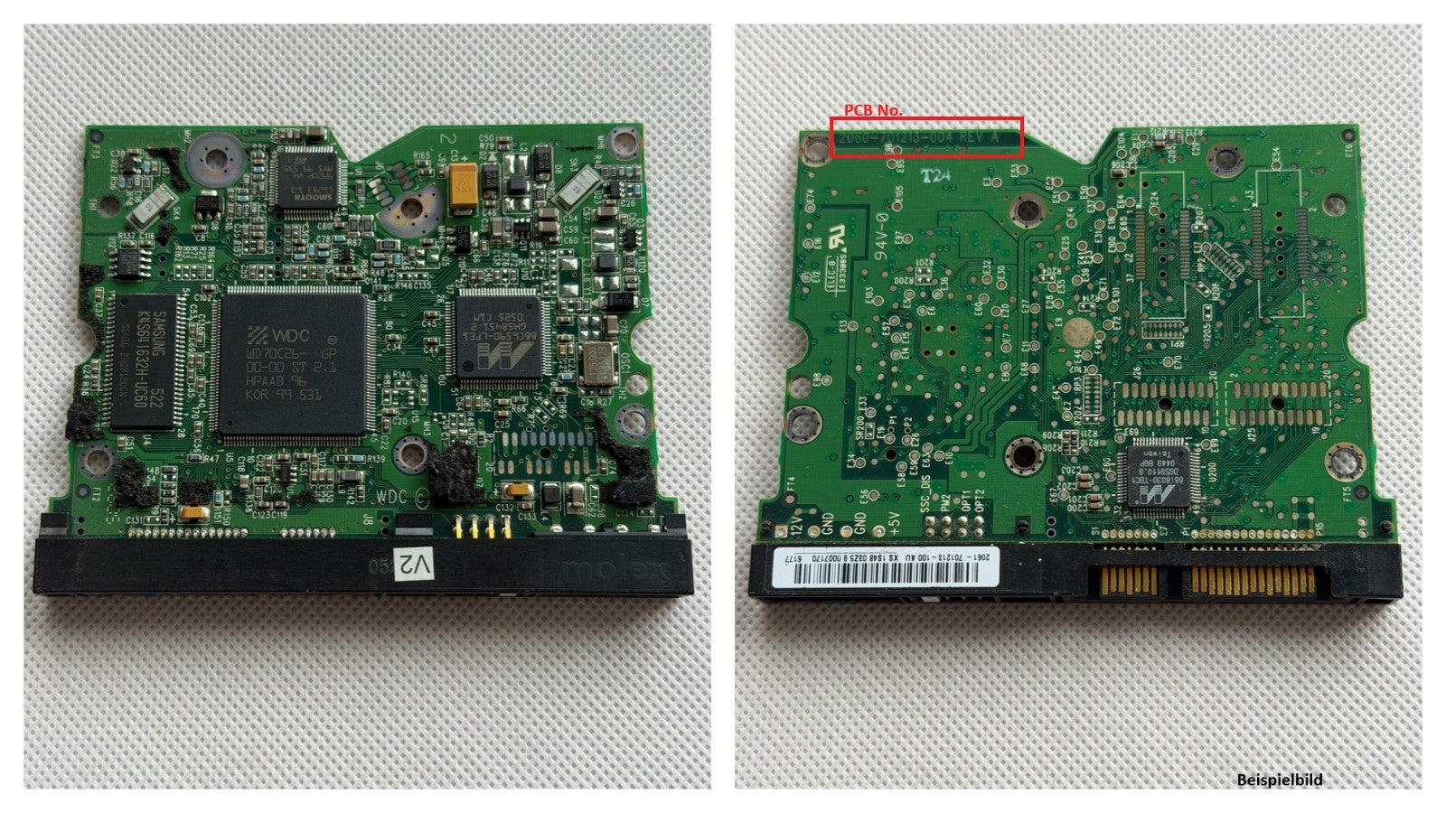 Western Digital PCB Logic Board - Circuit Board - 2060-701213-004 REV A
