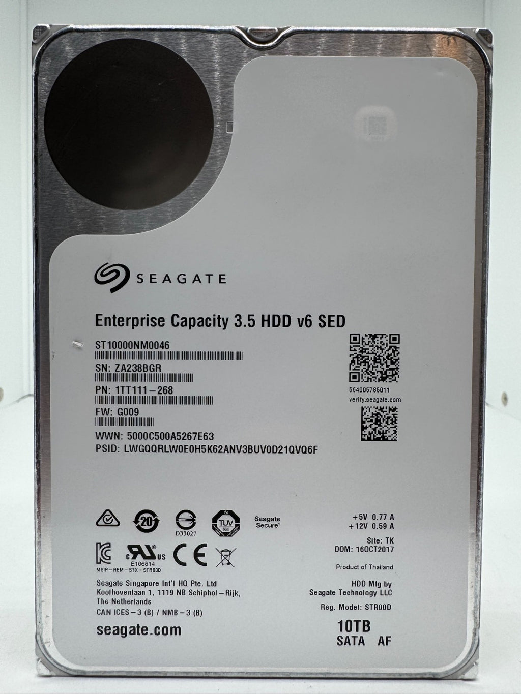 Seagate Enterprise Capacity (Exos X10) 10TB interne Festplatte ST10000NM0046 -GR