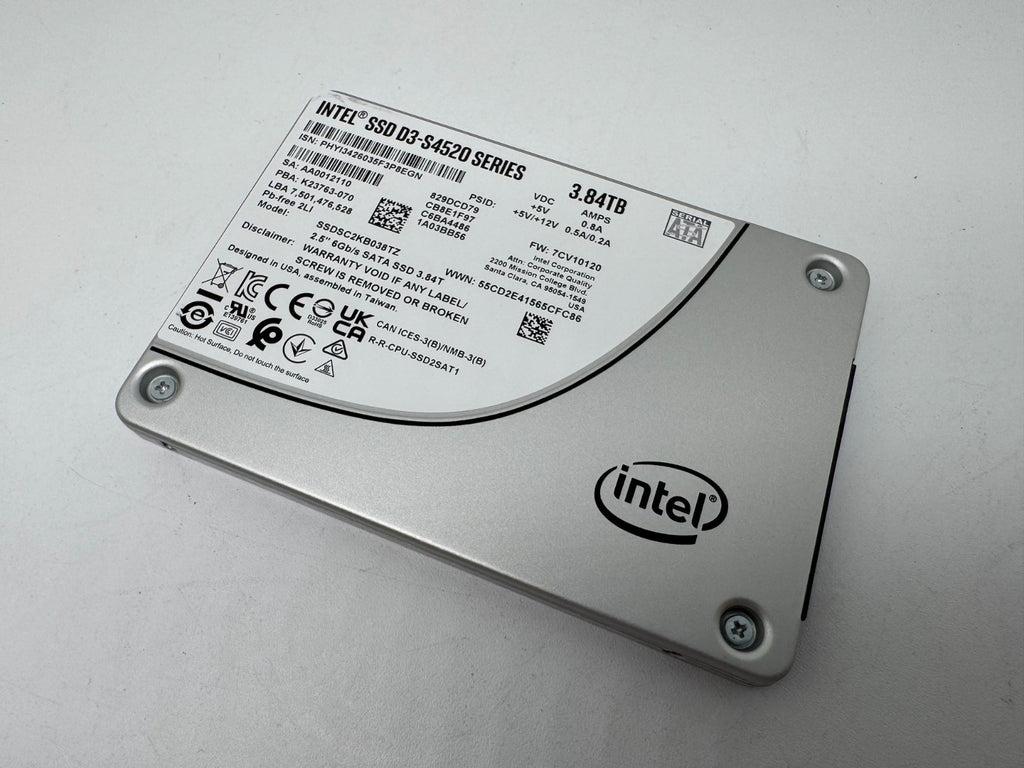 Intel SSD D3-S4520 SERIES 3,84TB interne Festplatte 2,5" SATA3 (SSDSC2KB038TZ)