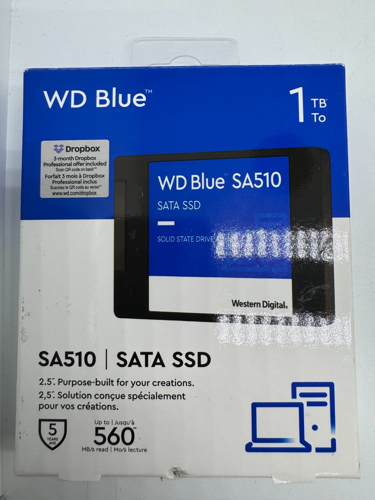 Western Digital Blue SA510 1TB SSD interne Festplatte (WDS100T3B0A-00AXR0) -733