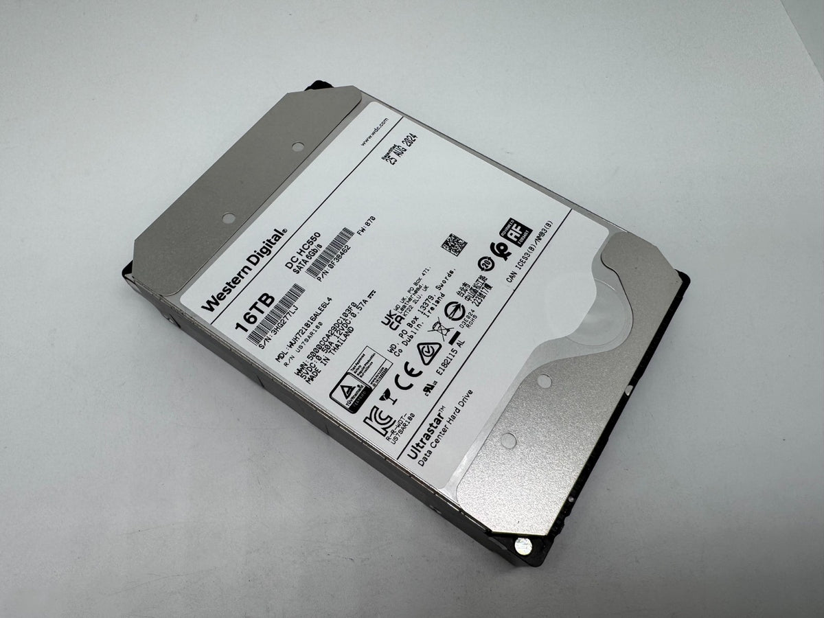 Western Digital Ultrastar DC HC550 16TB Festplatte SATA3 WUH721816ALE6L4 -7LJ