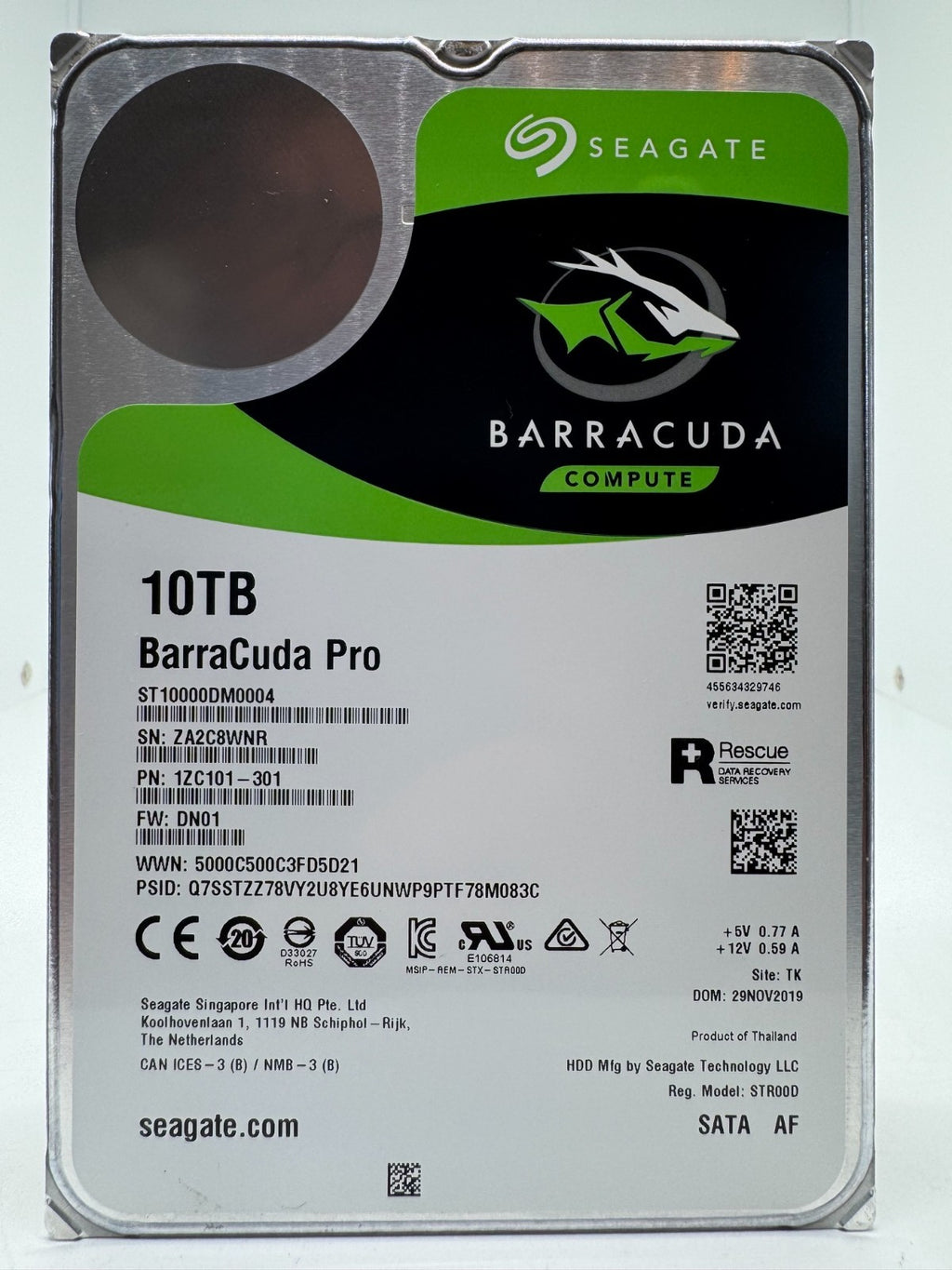 Seagate BarraCuda Pro 10TB interne Festplatte ST10000DM0004 SATA3 -WNR
