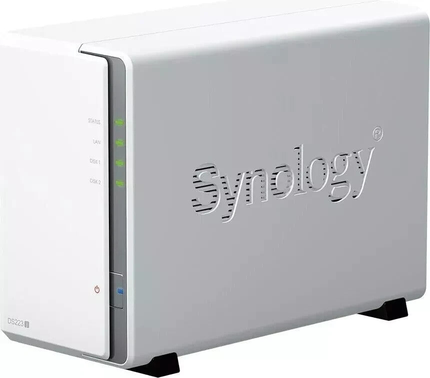 Synology DS223J inkl. 12TB (2x 6TB Bestpreis Festplatte) Diskstation NAS