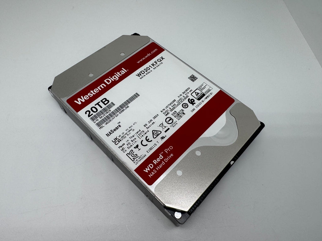 Western Digital WD RED Pro WD201KFGX 20TB interne Festplatte 7200 RPM SATA3 -RZR