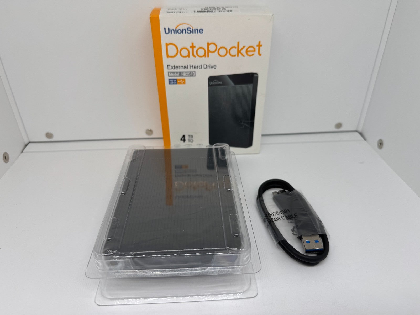 Externe Festplatte UnionSine DataPocket 4TB Festplatte 2,5 Zoll USB 3.0 -RVF5