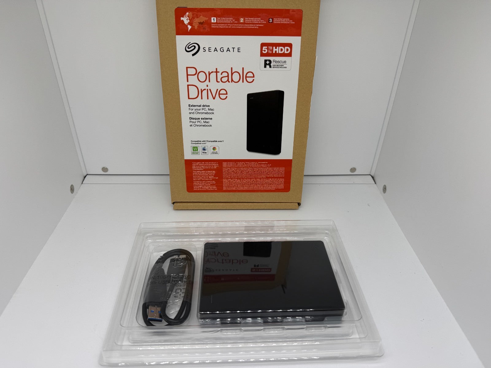 Externe 5TB Festplatte im Portable Drive Gehäuse STGX5000400 2,5 Zoll USB 3.0