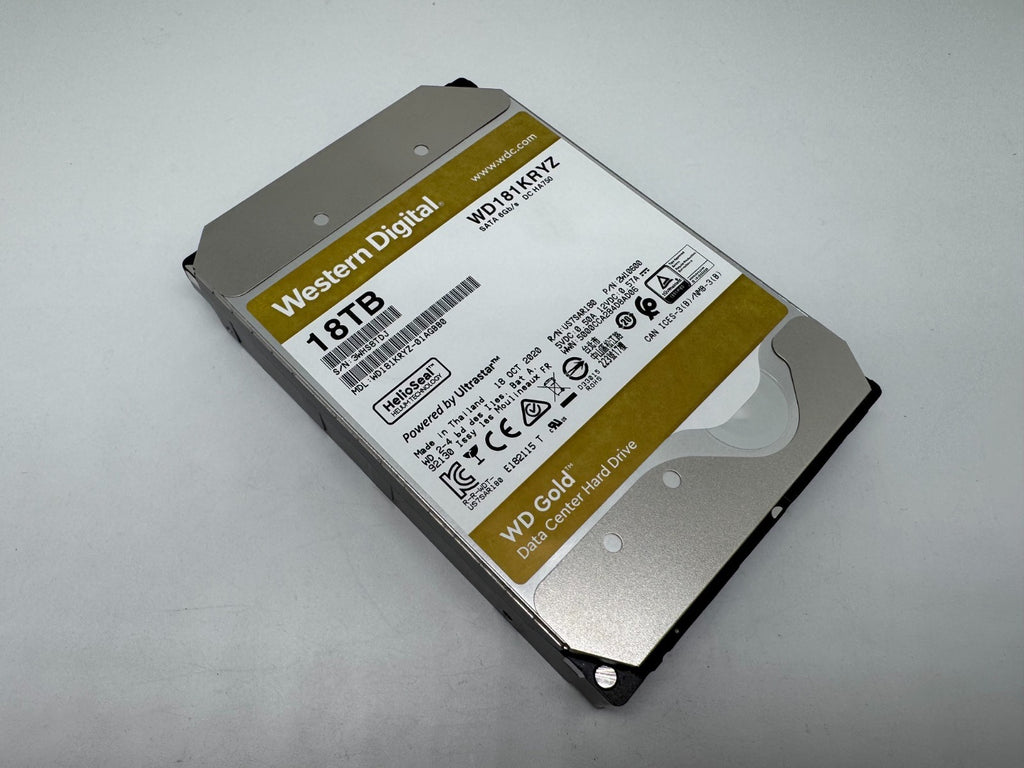 Western Digital WD GOLD WD181KRYZ interne Festplatte 18TB 7200upm SATA3 3,5"